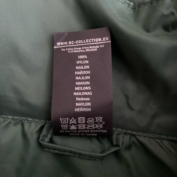 Irish National Stud Rain Jacket Windbreaker Green Large Packable Hood Unisex - Picture 11 of 11